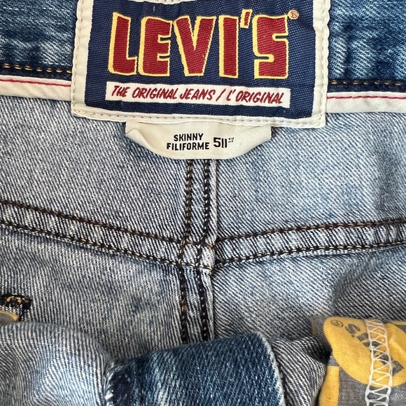 💙Vintage look LEVI’s cut off jean shorts- Sz 34💙 - Picture 3 of 9